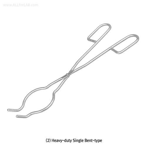 [SL.Ton7041] Heavy duty single bent-type crucible tong L150mm